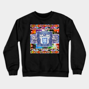 Portuguese folk art Crewneck Sweatshirt